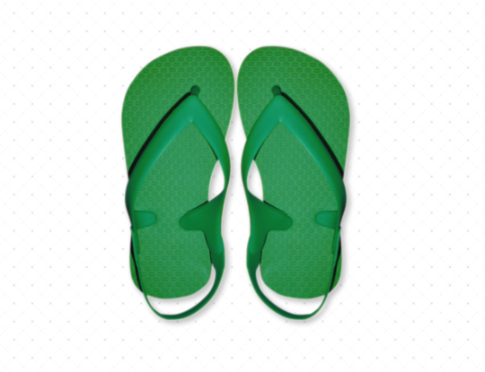 Green Children's Flip-Flops