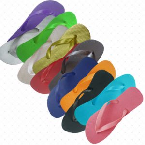 rubber flip-flops