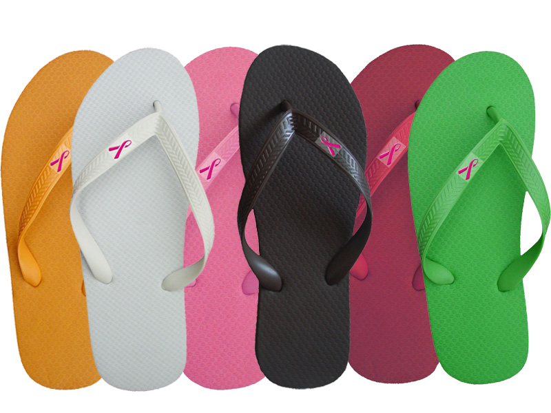 Awareness Pink Flip-Flops | Wholesale