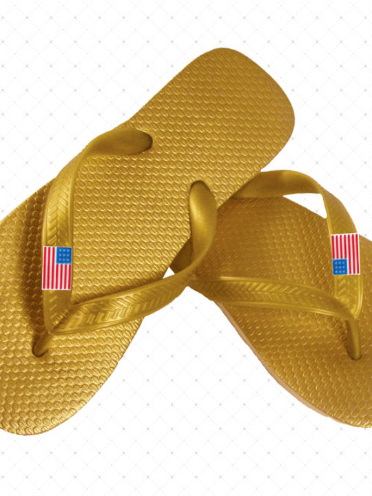 USA Gold Flip-Flop