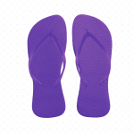 purple flip-flop